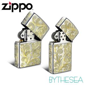 ZIPPO（ジッポー） オイルライター 全面5面ハワイアン手彫り サテーナ