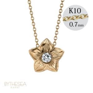 【未使用】 K14 PGダイヤモンド ペンダントチャーム ハワイアンジュエリー ハワイアンジュエリー 4月誕生石 ダイヤモンド ネックレス 0.1ct