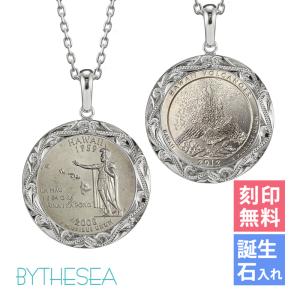 インディアンジュエリー アメリカ25セントコイン 銀貨 ネックレス