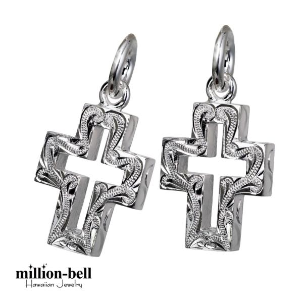 ハワイアンジュエリー ペアペンダントトップ ヘッド メンズ レディース シルバー925 クロス 十字...