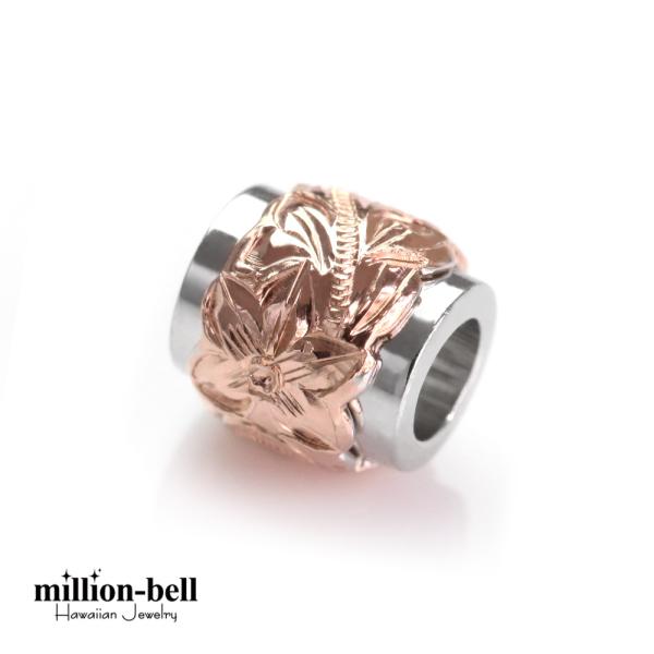 ハワイアンジュエリー ペンダントトップ ヘッド レディース シルバー925 ピンク 2トーン ネック...