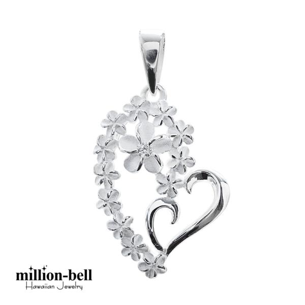 ハワイアンジュエリー ペンダントトップ ヘッド レディース シルバー925 ハート ネックレス チェ...