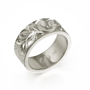 Pt950 MAILE ハワイアンジュエリー プルメリアダイヤモンドリング[6