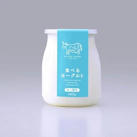 ミルン牧場の食べるヨーグルト(プレーン)480g