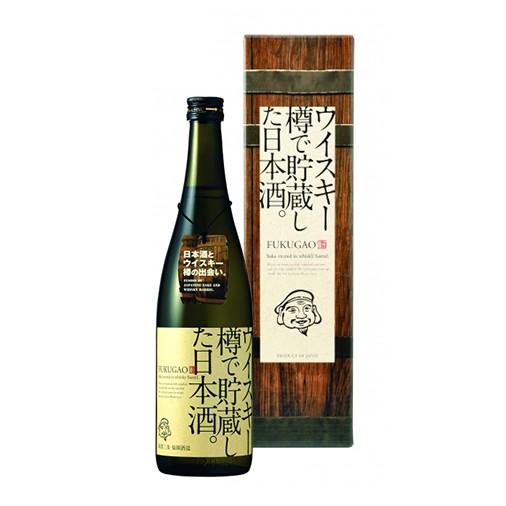 日本酒　お歳暮　福顔　ウイスキー樽で貯蔵した日本酒。　720ml