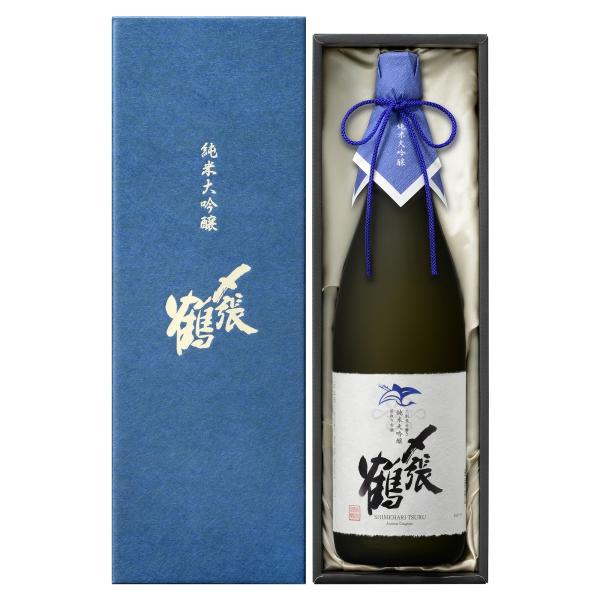 日本酒　贈り物　〆張鶴　ブルーラベル　1800ml　限定