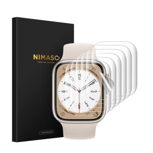 6枚組 NIMASO フィルム 41mm Apple Watch series 8 / 7 対応 apple watch 8 / 7 保護フ｜mimi03