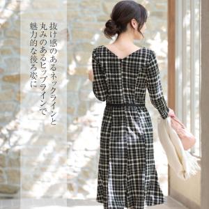 ワンピース レディース 上品 エミリー タータ...の詳細画像4