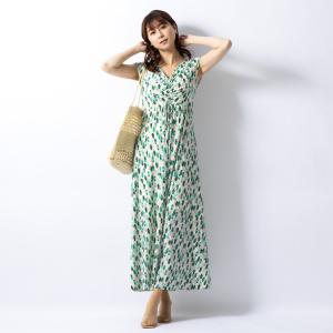 ワンピース レディース 半袖 夏 ルアナ Yラ...の詳細画像4