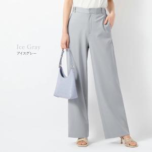 セミワイドパンツ 無地 pt003a-08 カ...の詳細画像3