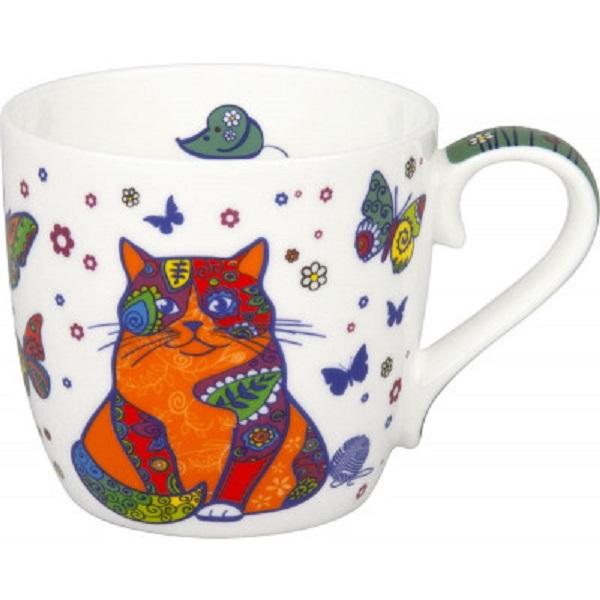 猫のマグカップ　コーニッツ　カラフルアニマルズ　Cat