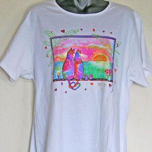 猫Tシャツ　クラウディア・サンチェス　愛する猫たち・トロピカル