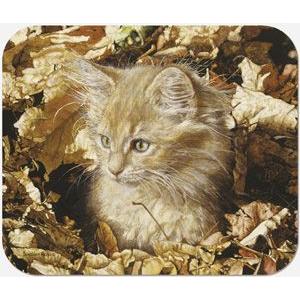 猫のマウスパッド　スエーレン・ロス　アンバーの初めての秋