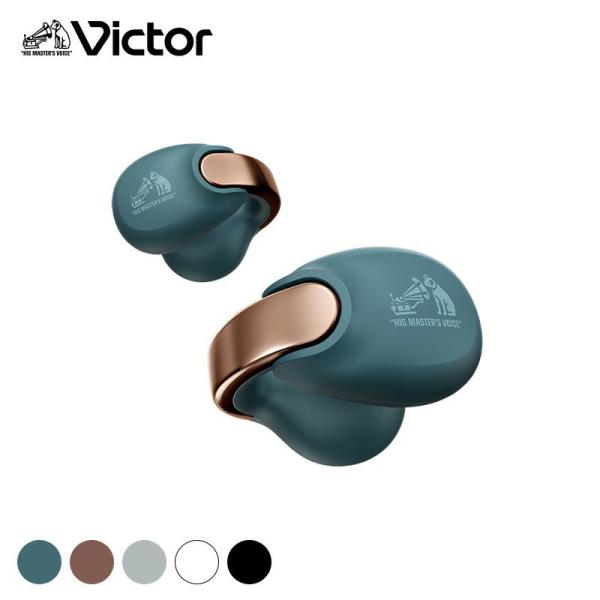 JVC　ビクター　ワイヤレスイヤホン　HA-NP1T-A　ティールブルー