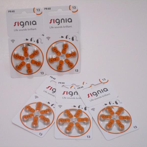シグニア 補聴器用空気電池 5パック PR48(13)