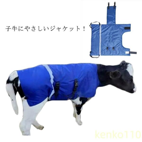 【送料無料】カーフ 子牛用防寒着 【Sサイズ】 保温 コート ジャケット 子牛 推奨月齢生後0〜2ヶ...
