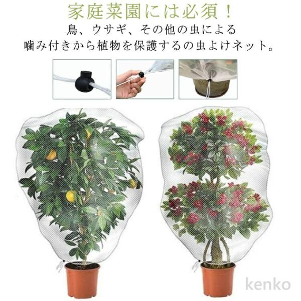 【送料無料】防虫網 防虫ネット 青虫よけ プランターカバー 植物保護カバー 虫よけネット 防鳥ネット...