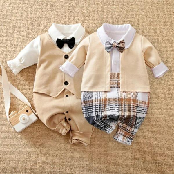【送料無料】ベビー フォーマル 男の子 ロンパース ベビー服 赤ちゃん用 カバーオール キッズ 子供...
