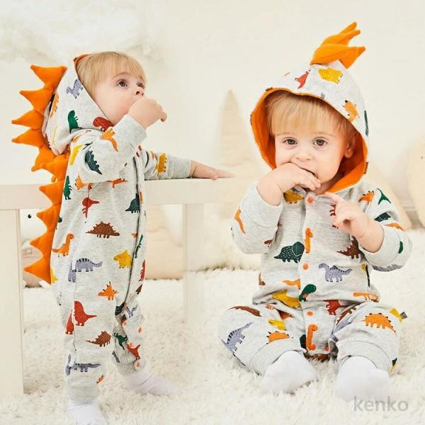 【送料無料】子供 ベビー ロンパース 男の子 女の子 恐竜 怪獣 お宮参り 男の子 ロンパース 可愛...