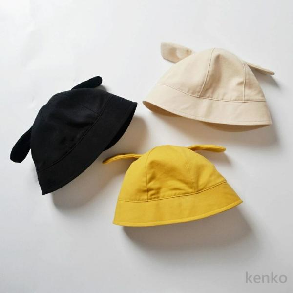 【送料無料】ベビー 帽子 キッズ 赤ちゃん 子供 帽子 耳付き ハット キャップ 日除け 帽子 男の...