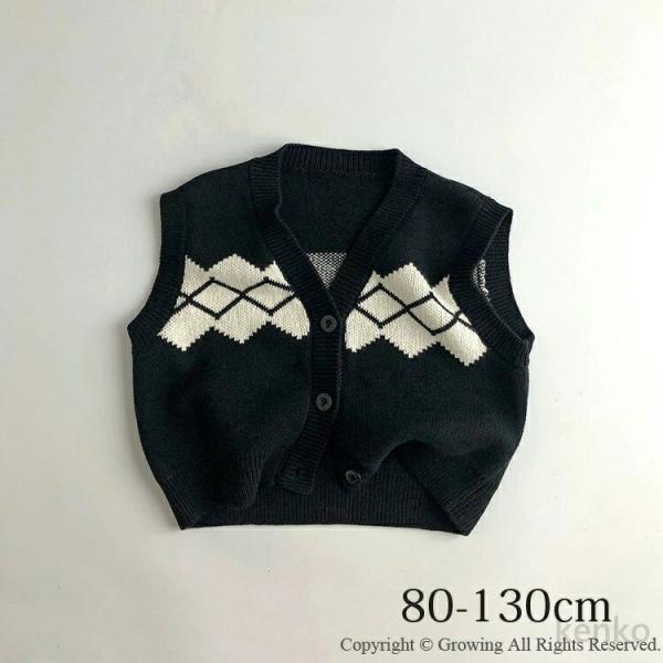 【送料無料】ベビー キッズ ベスト ニットベスト ベスト ニット ベビー服 子供服 男の子 女の子 ...