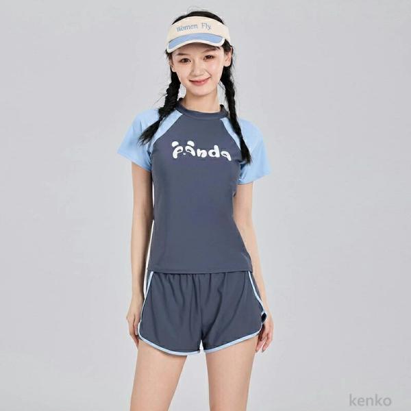 【送料無料】スクール水着 女の子 セパレート 水着 子供服 キッズ 女の子 ジュニア 水着 ラッシュ...