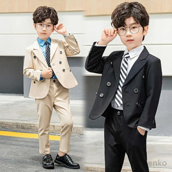 【送料無料】男の子 スーツ キッズ 子供服 上下セット フォーマルスーツ 入学式 卒業式 男の子 入...