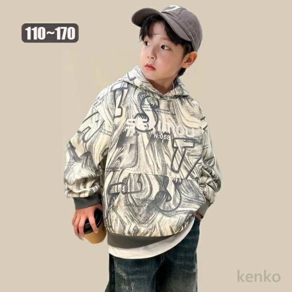 【送料無料】パーカー   男の子 パーカー  女の子 可愛い 子供服 ジュニア服  トップス 長袖 ...