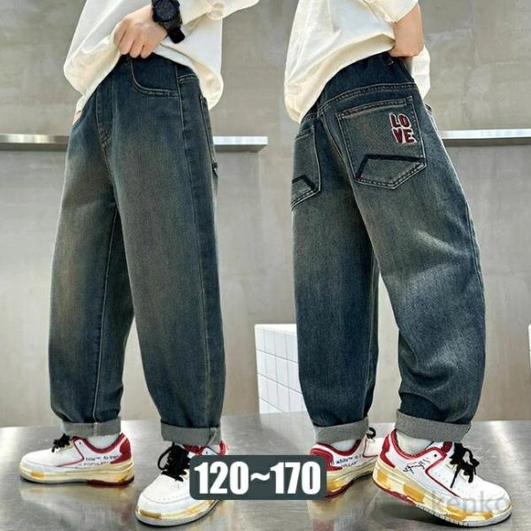 【送料無料】ロングパンツスウェットパンツ 長ズボン ゆったり ボトムス  シンプル 男の子  パンツ...