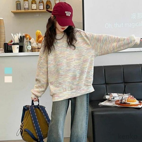 【送料無料】キッズ セーター 女の子 セーター 可愛い 子供服 ニットセーター ゆったり トップス ...