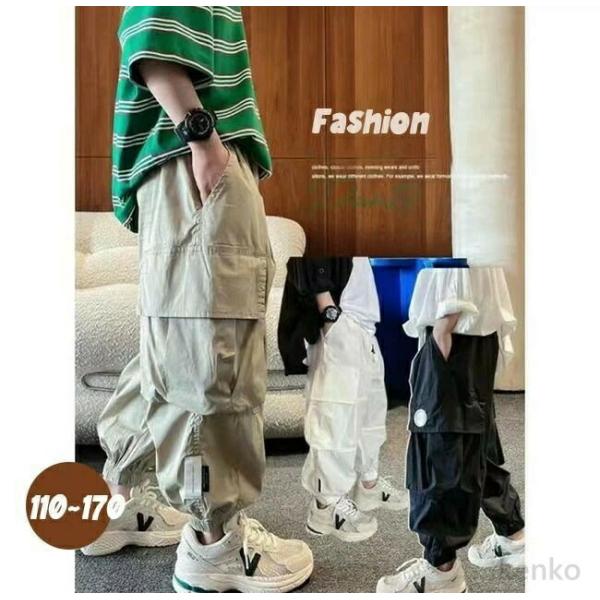【送料無料】春 夏 ボトムス ロングパンツ ボーイズ 男の子 パンツ ストレッチ カーゴパンツ ズボ...