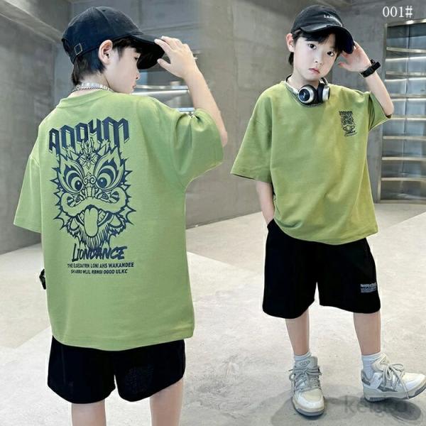 【送料無料】ファッション 男の子 上下セット 子供セット セットアップ 可愛い  tシャツ パンツ ...