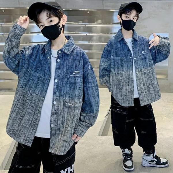 【送料無料】デニム ジャケット キッズ  ブルゾン ジージャン  男の子 Gジャン パーカー 子供服...