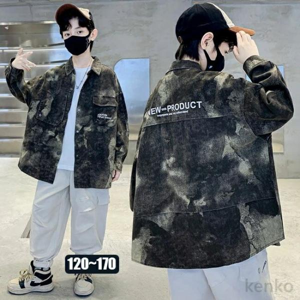 【送料無料】デニムジャケット 迷彩 ▽▽ 男の子  アプレレクール 子供服 ブランド キッズ ベビー...