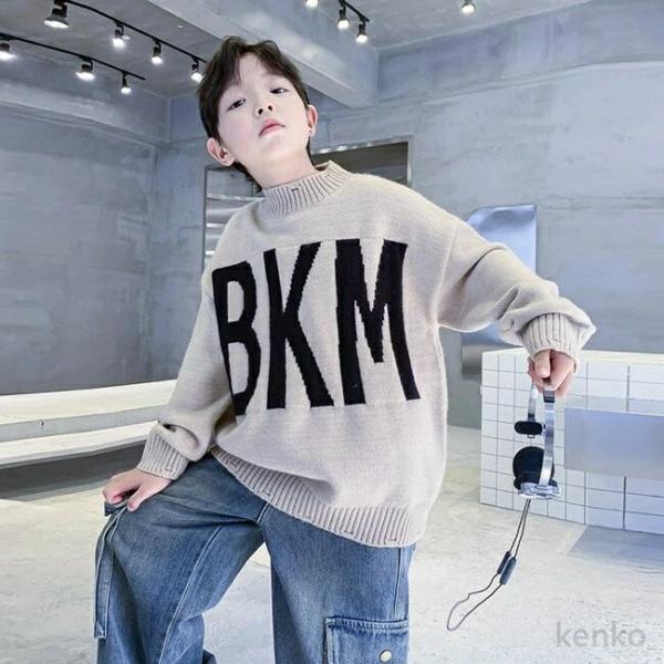 【送料無料】春 秋 冬  トップス 子供服 長袖 ニット セーター  厚手 シンプル  暖かい トッ...