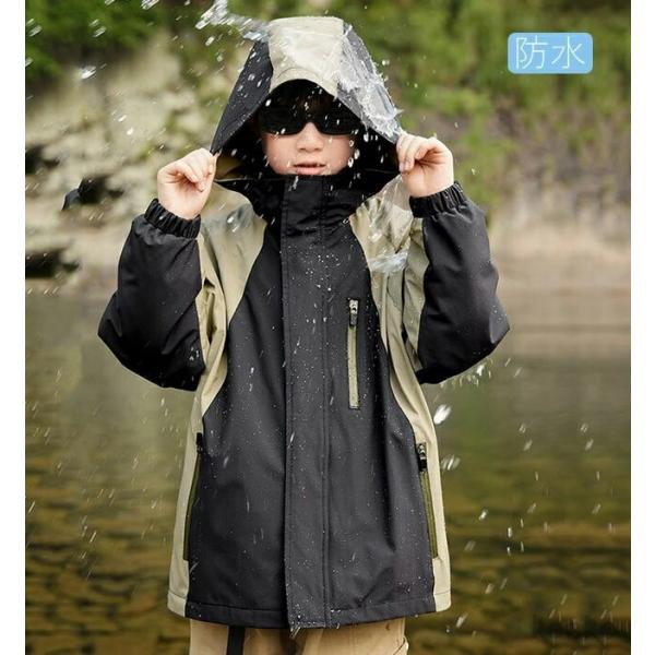 【送料無料】キッズ 撥水パーカー マウンテンパーカー ウインドブレーカー ジャケット トップス アウ...