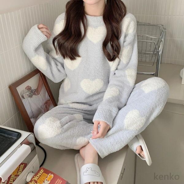 【送料無料】スーパーセール  ルームウェア パジャマ レディース モコモコ 長袖 冬 上下セット か...