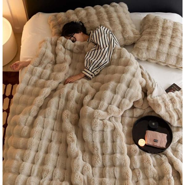 【送料無料】毛布 掛け布団  シングル ジャガード  掛け毛布 北欧 防寒対策 100*160cm ...