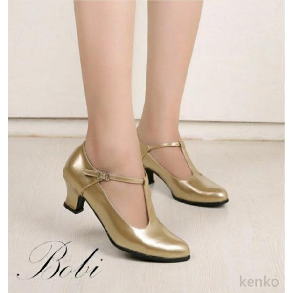 【送料無料】社交ダンス　ジャズダンスシューズ　ラテンシューズ　レディース　ダンスシューズ　ヒール