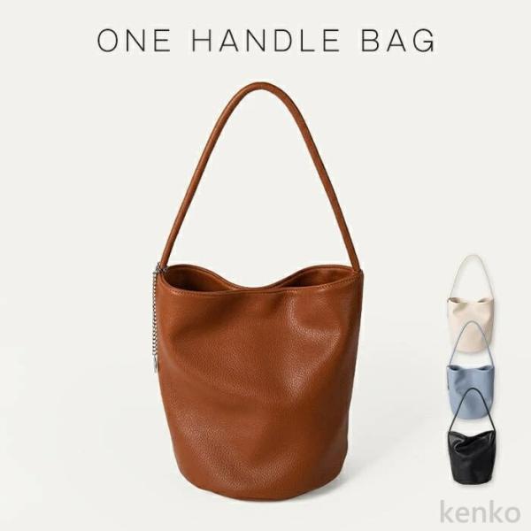 【送料無料】バッグ レディース バケツ型 通勤バッグ ワンハンド トート バッグ 縦長 ショルダーバ...