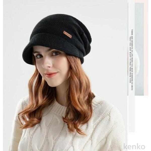 【送料無料】ニット帽 医療用帽子 四季 「新タイプ追加」 厚手 裏起毛 防寒 暖かい フォーマル キ...