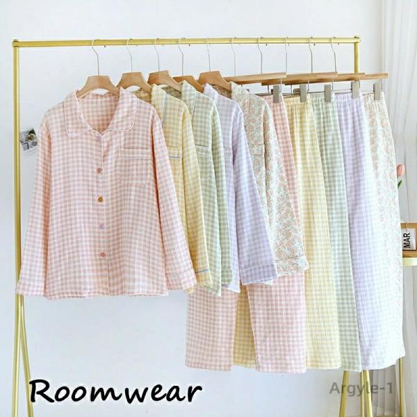 レディース 2点セット 長袖 長ズボン 上下セット ルームウェア パジャマセット 春 夏 秋 かわい...