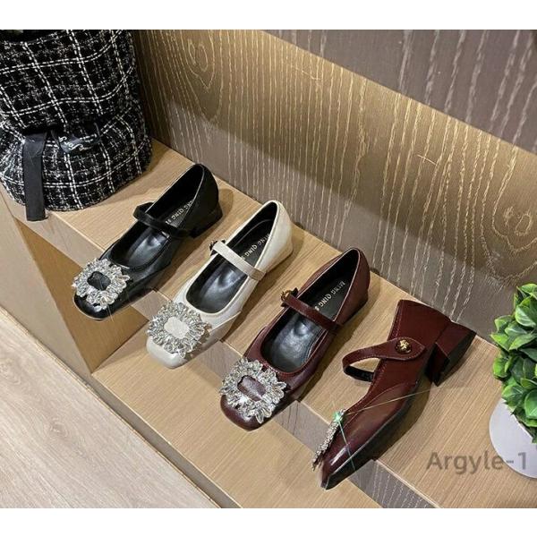 3色 ビジュー 小さいサイズ 大きいサイズ 21.5~26.5cm レディースシューズ レディース靴...