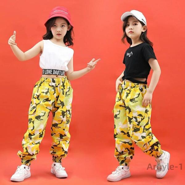 ダンス衣装 パンツ セットアップ イベント トップス かっこいい 女の子 韓国 ヒップホップ HIP...