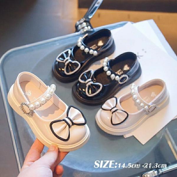 女の子 キッズ 子供靴 ローファー かわいい リボン飾り 蝶結び ピアノ発表会 ジュニア 女児 シュ...