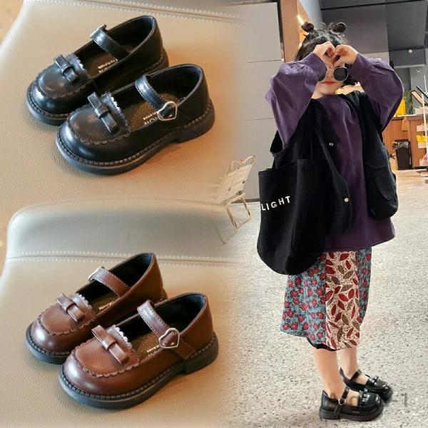 女の子 キッズ 子供靴 ローファー かわいい ピアノ発表会 ジュニア 女児 シューズ キッズ フラッ...