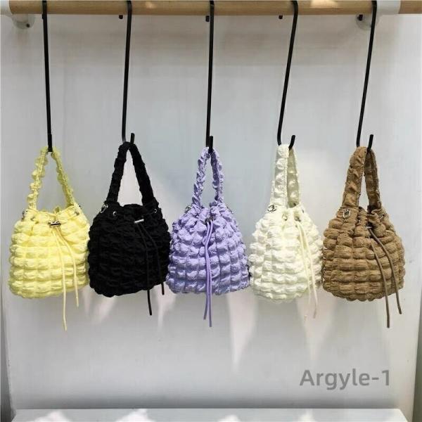 ミニトートバッグ エンボスバッグ しわ加工 凹凸 ボコボコ ポップコーントート おしゃれ カジュアル...