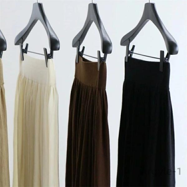 ニットスカート プリーツ スカート レディース 秋 冬 ボトムス ニット ロング マキシスカート プ...