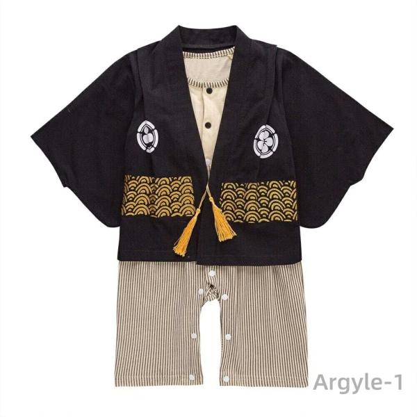 袴ロンパース 子供服 男の子 60 70 80 90 95 100cm ベビー服 和服 フォーマル ...