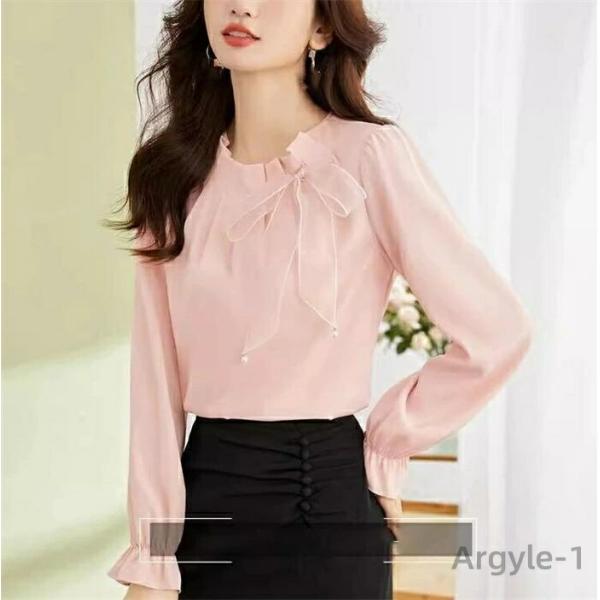 レディース 長袖 シャツ 体型カバー おしゃれ 無地 トップス ゆったり インナー ブラウス プルオ...